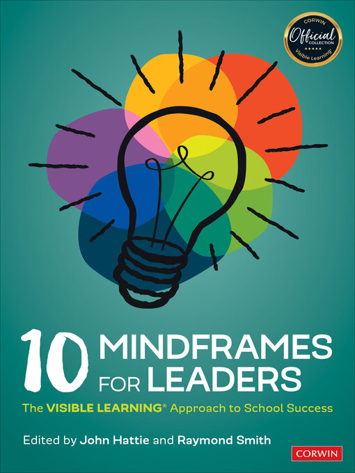 Title details for 10 Mindframes for Leaders by John Hattie - Wait list